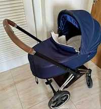 Cybex Priam 2.0 Wózek spacerowy oraz gondola Indigo Blue