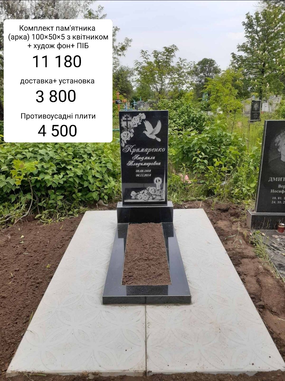 Пам'ятники гранітні. Ціни від виробника