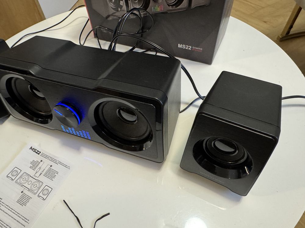 Głośniki komputerowe Mars Gaming MS22 RGB Flow 35W