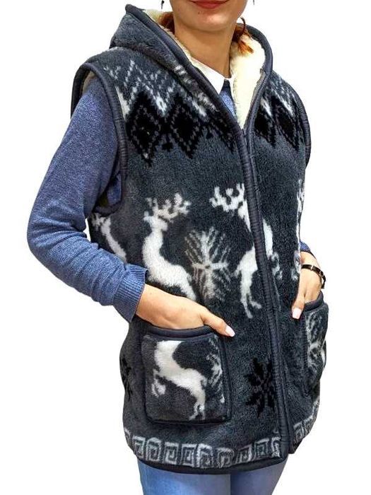 Жилети з натуральною вовною жіночі (44-58)