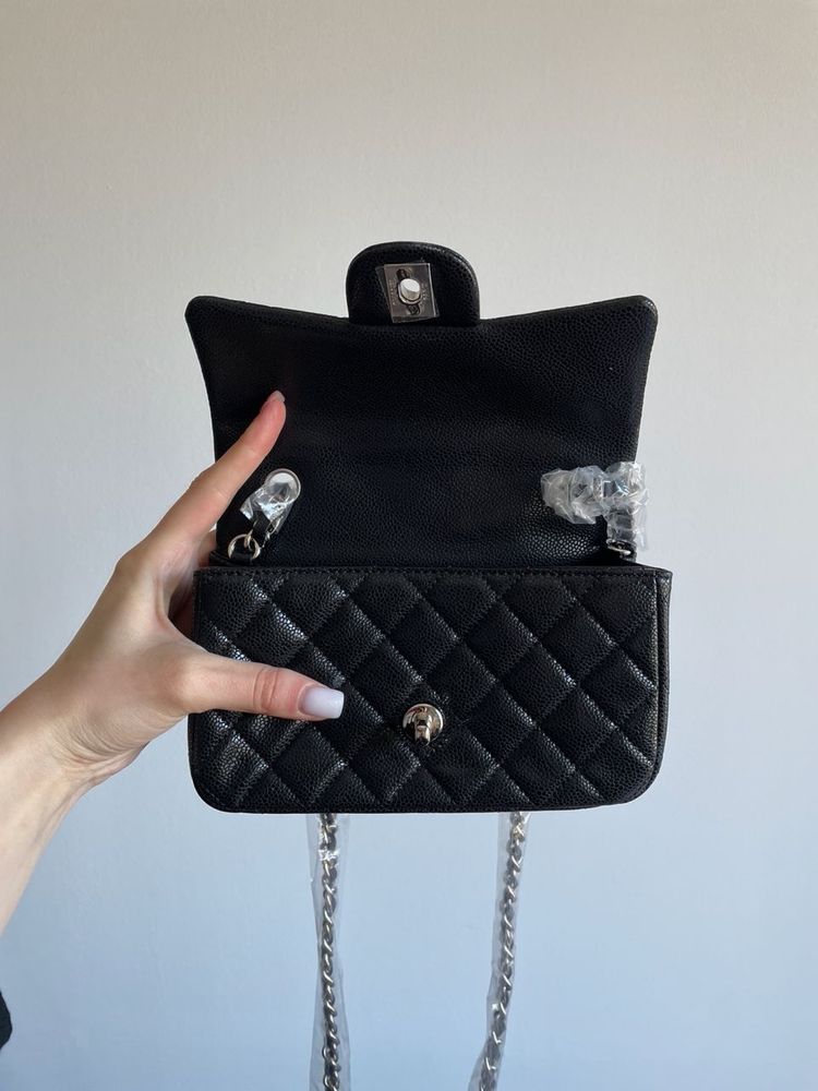 Сумочка в стиле Chanel Classic 1.55 Small Шанель премиум