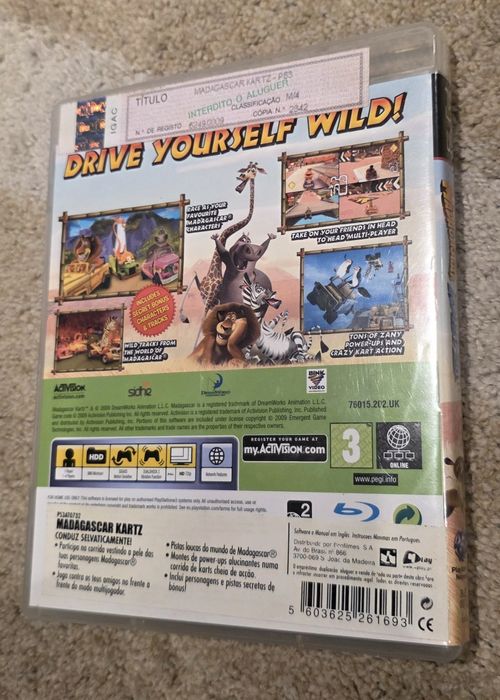 Jogo PS3 Madagáscar Kartz