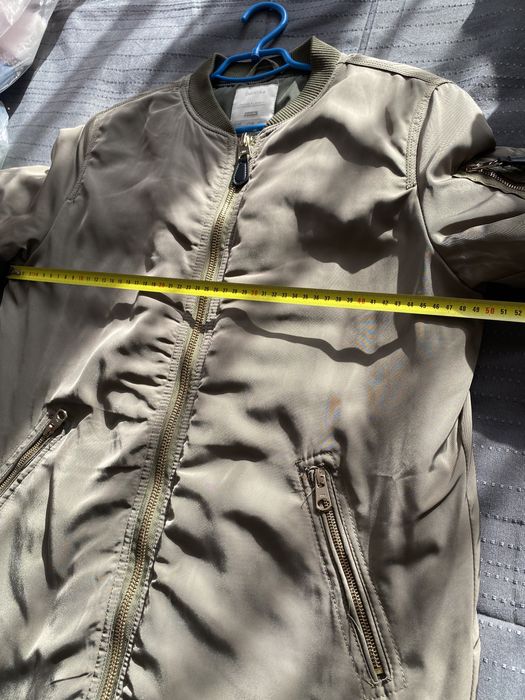 Куртка, парка, удлиненный бомбер BERSHKA размер S-M