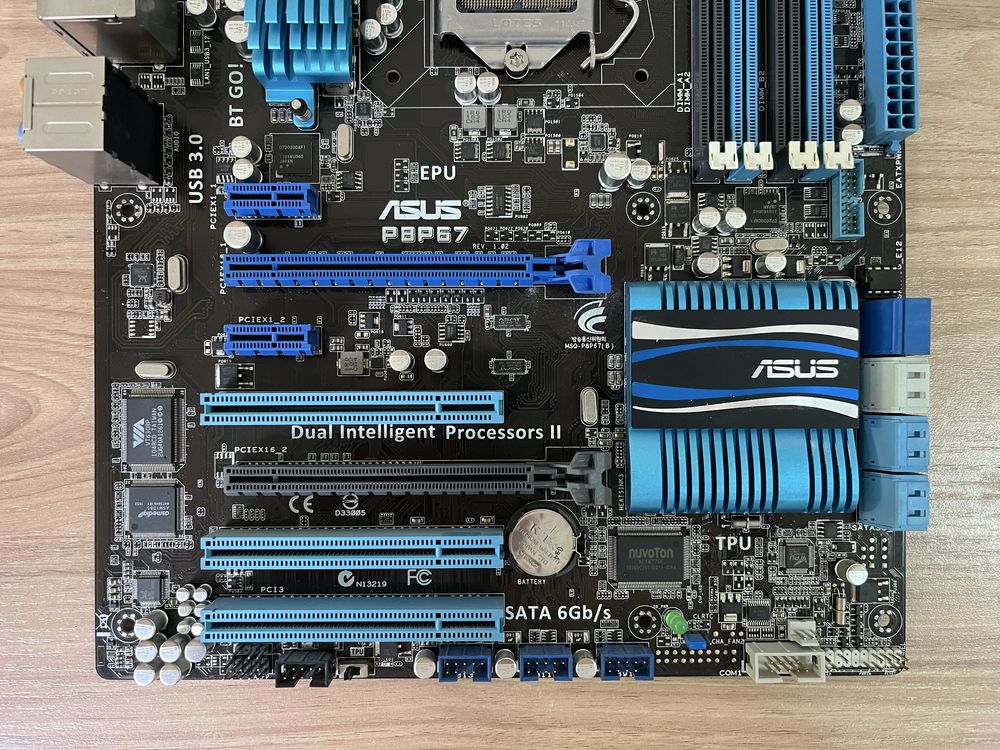 Материнская плата ASUS P8P67 s1155 DDR3 INTEL XEON Support