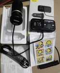 FM трансмиттер Baseus, модулятор, приемник, QC 2 usb, aux, bluetooth 5