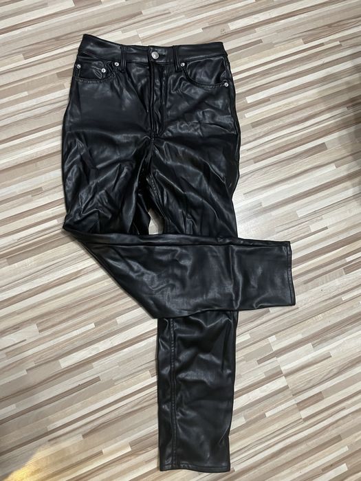 Skorzane spodnie eko skora eco S