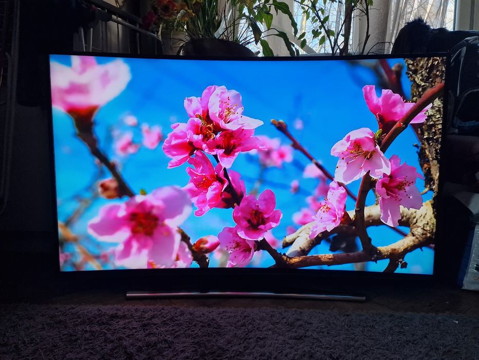 Tv Samsung 55" CURVED Smart WiFi DVBT-2 Hevc 4K uhd telewizor LED