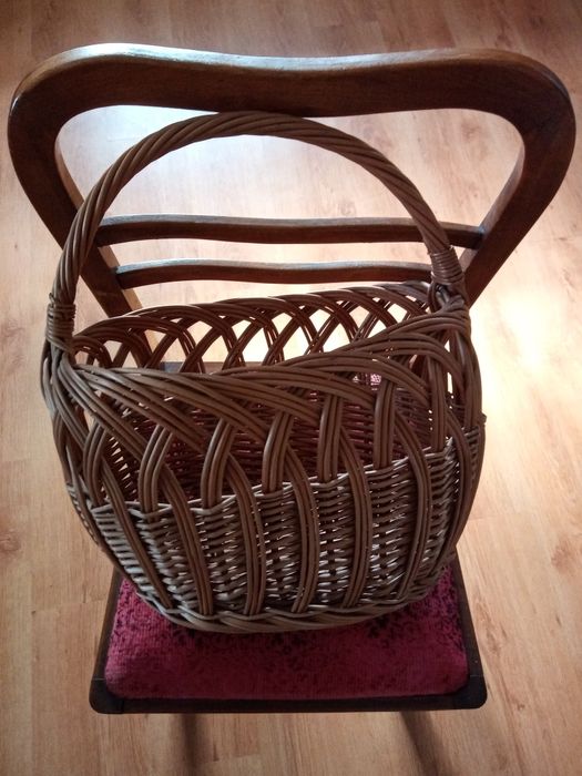 Kosz wiklinowy na grzyby