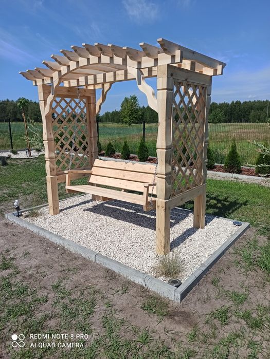 Pergola z huśtawką