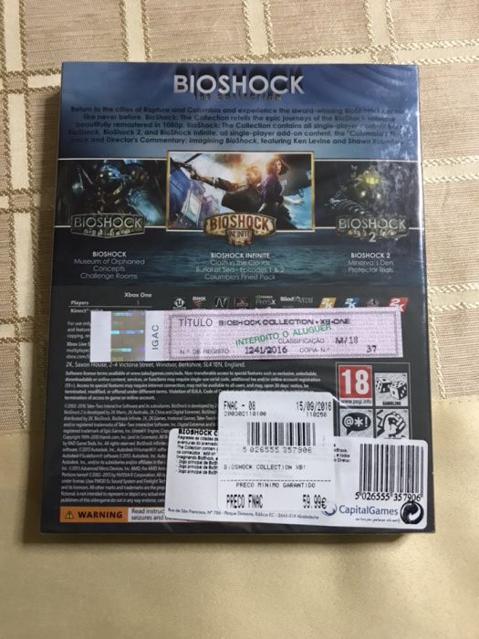 Bioshock Collection Xbox One igac