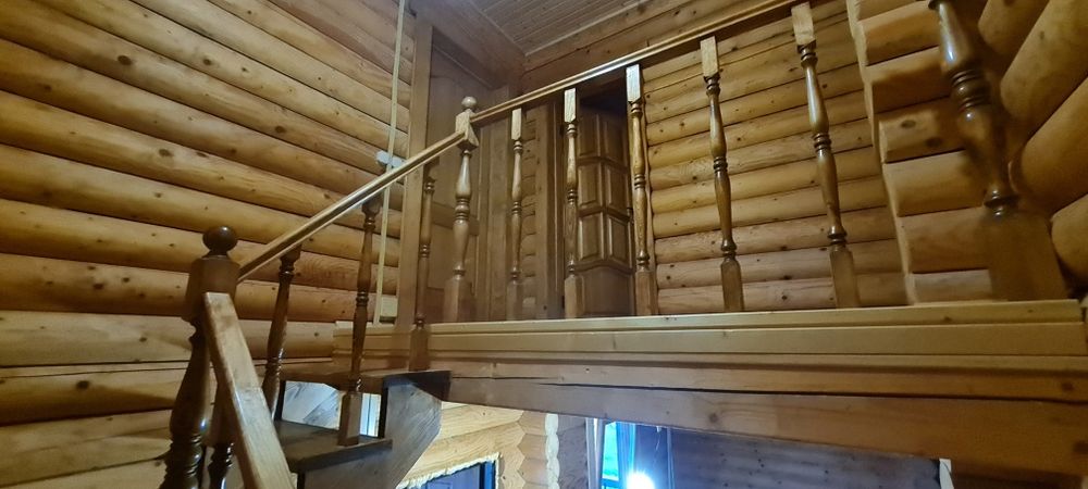 Дім в карпатах.Зруб комплекс + баня.гараж