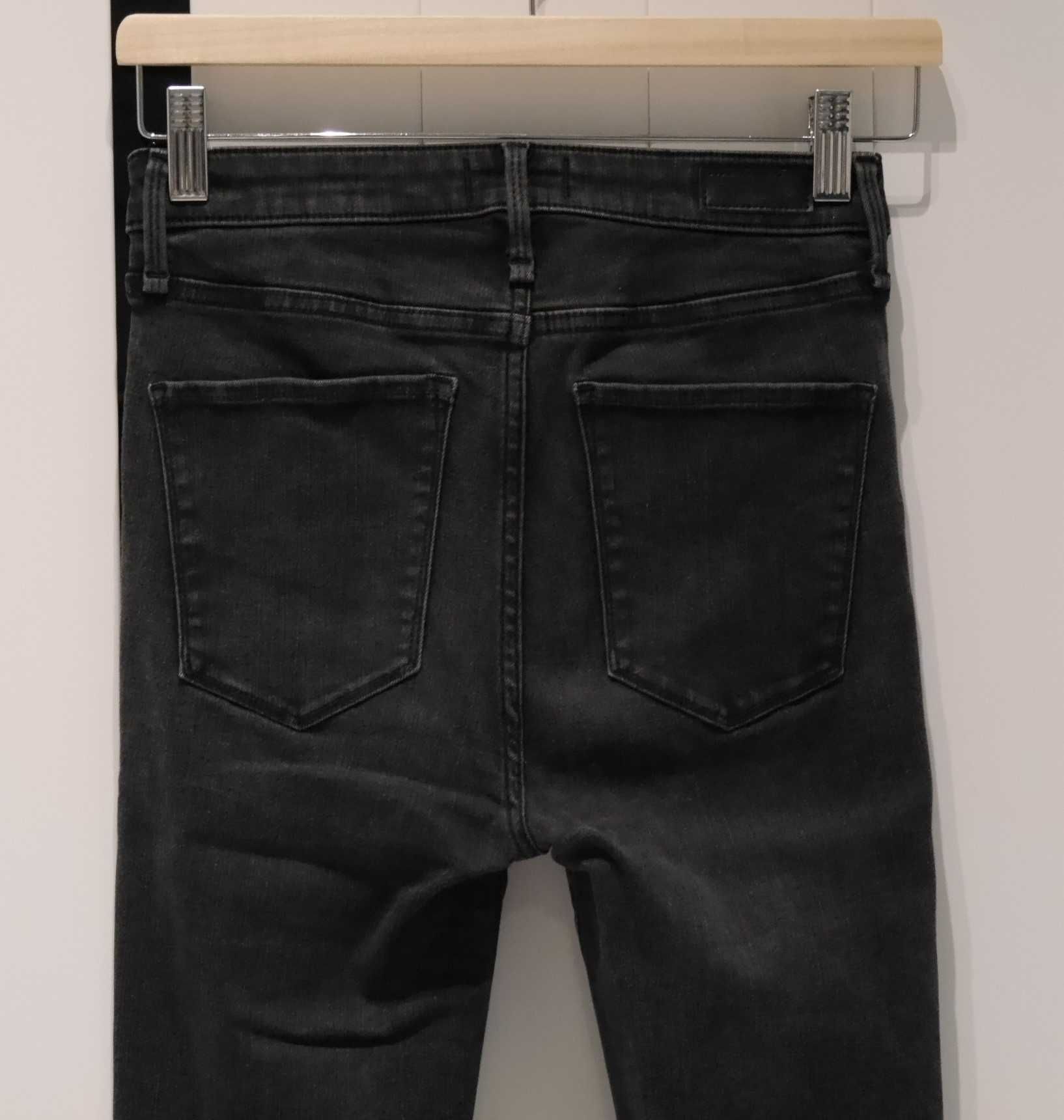 Abercrombie&Fitch rurki wysoki stan 34 XS