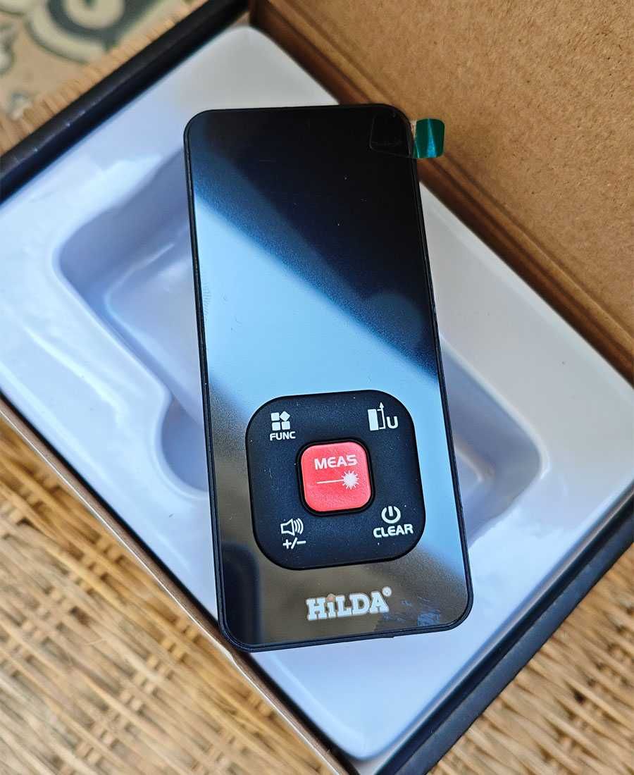 Лазерний далекомір HILDA LDM E50 CJ390 50 м, на акумуляторі