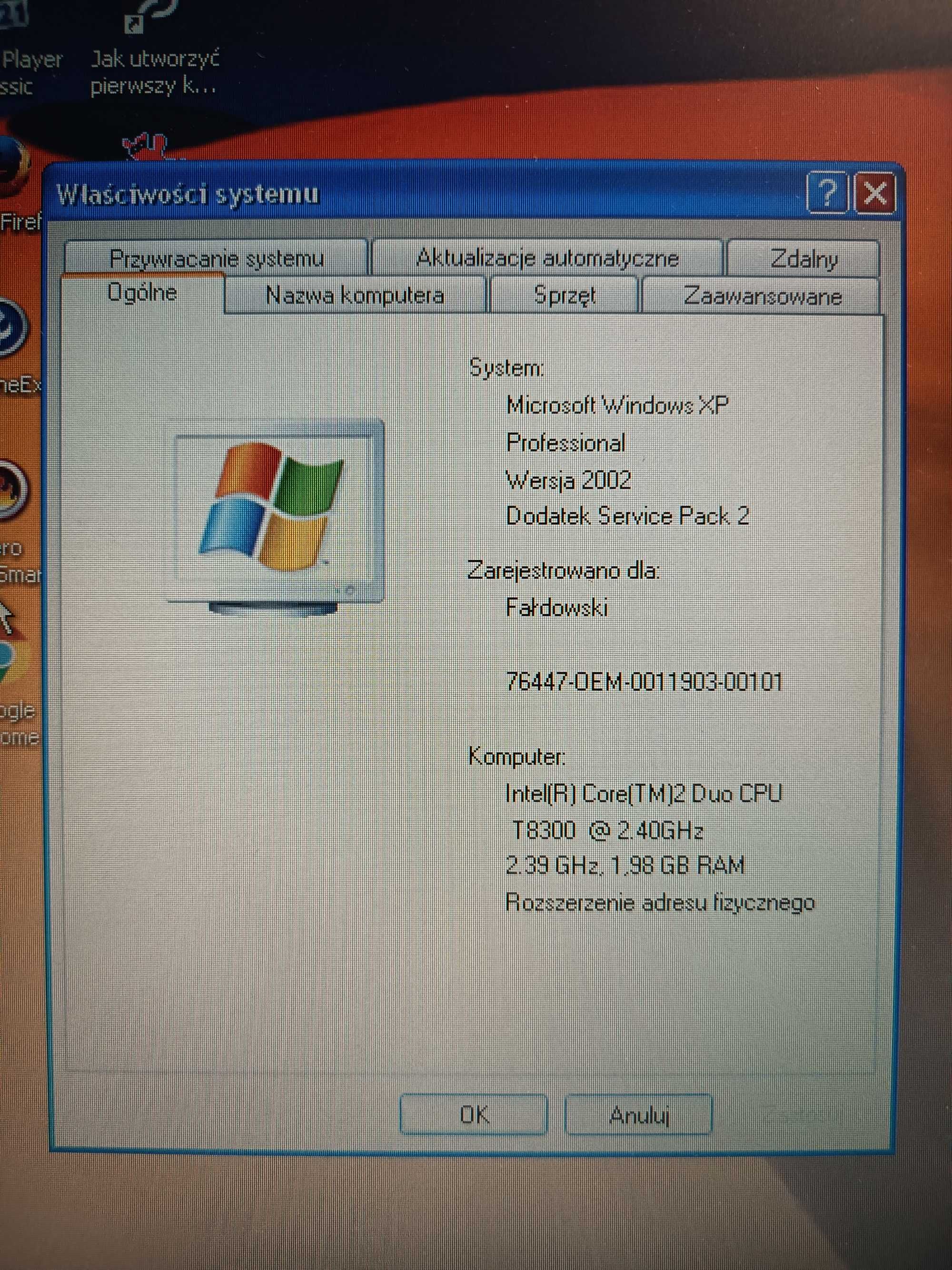 Zabytkowy laptop HP 8710p w pełni sprawny