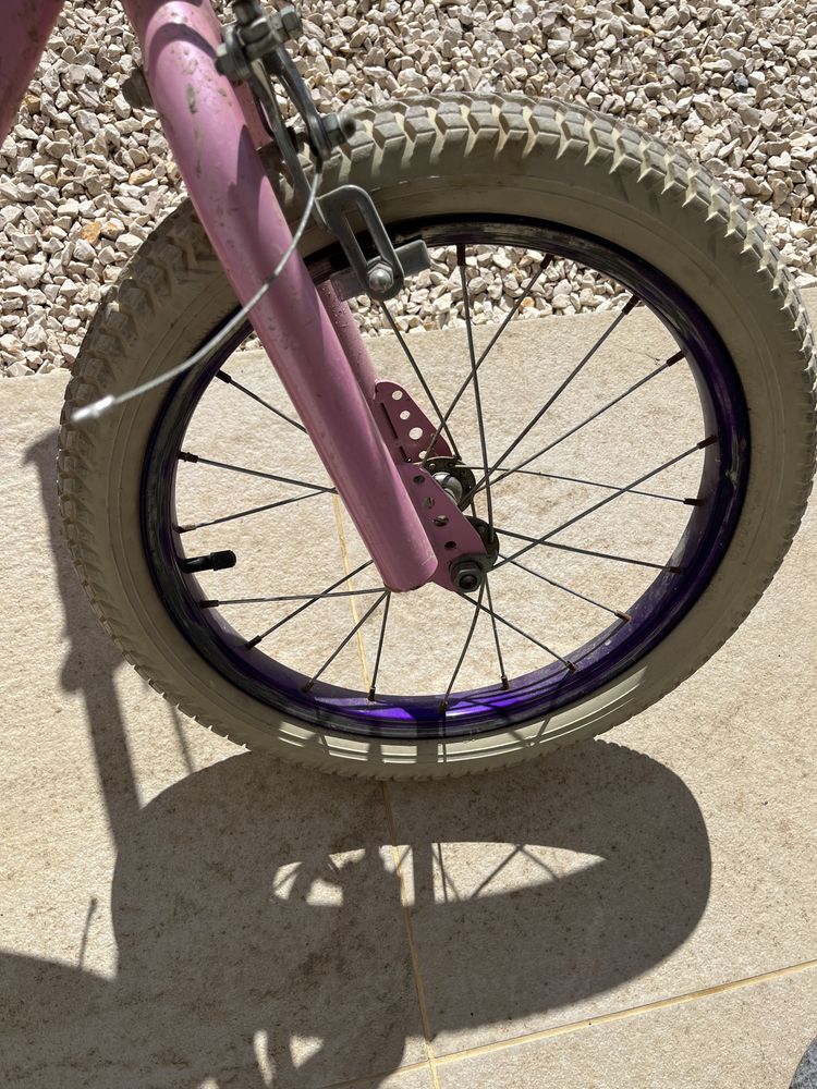 Bicicleta de menina roda 16