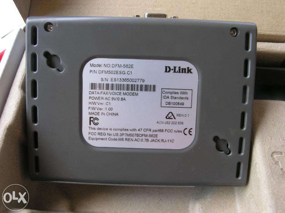 Модем D-Link DFM-562E 56kbps