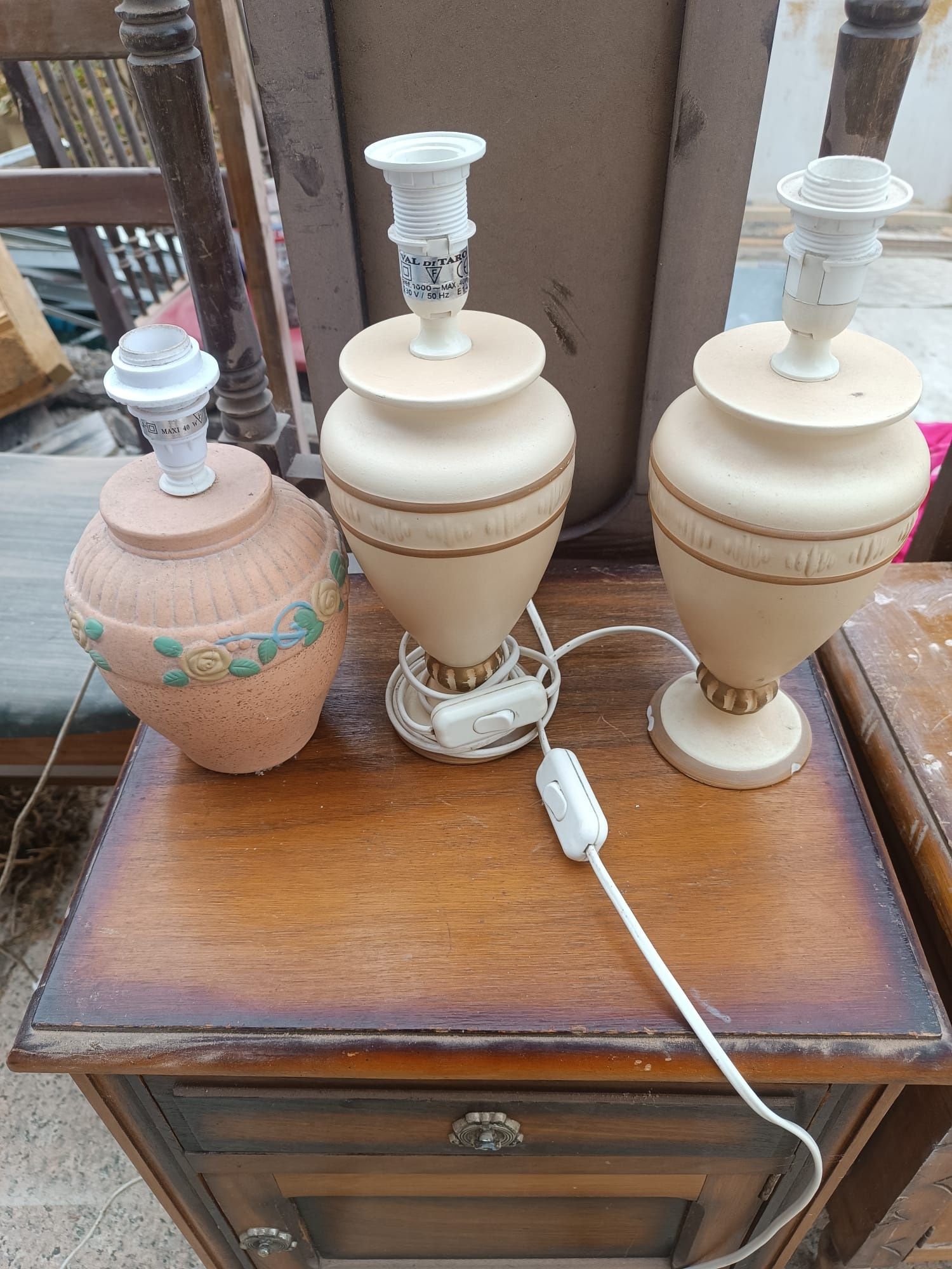 3 Candeeiros de mesa