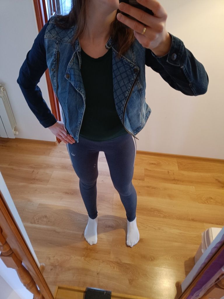 Kurtka jeansowa 38 M H&M jeansówka bawełniana