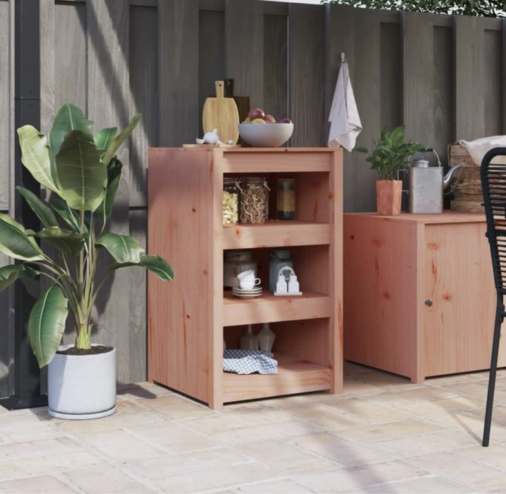 Szafka na zewnątrz lite drewno
