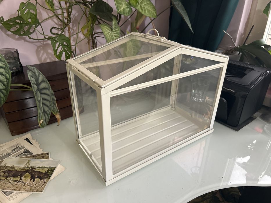 mini szklarnia socker ikea biała