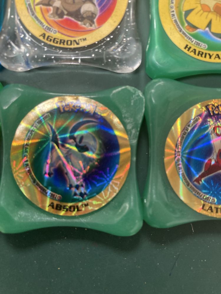Brinquedo Conjunto 9 Tazos Waps Pokemon