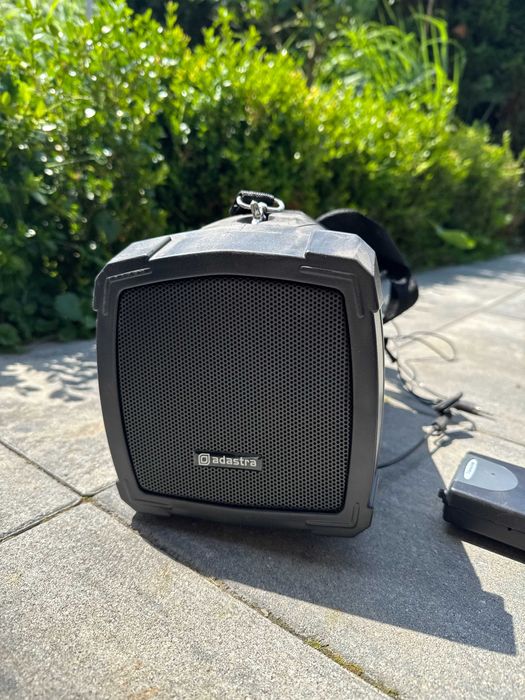 Zestaw nagłośnieniowy Adastra H25 z mikrofonem nagłownym – jak nowy!