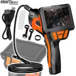 KRAFT&DELE Kamera Endoskopowa Diagnostyczna 3000mah Lcd 2,4" 1080p 5m