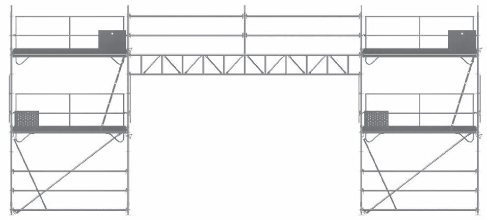 Andaime Europeu / multi direcional