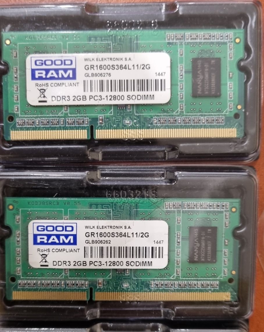 Продам дешешо працюючі оперативні пям'яті по 2Gb DDR 3 - 1600