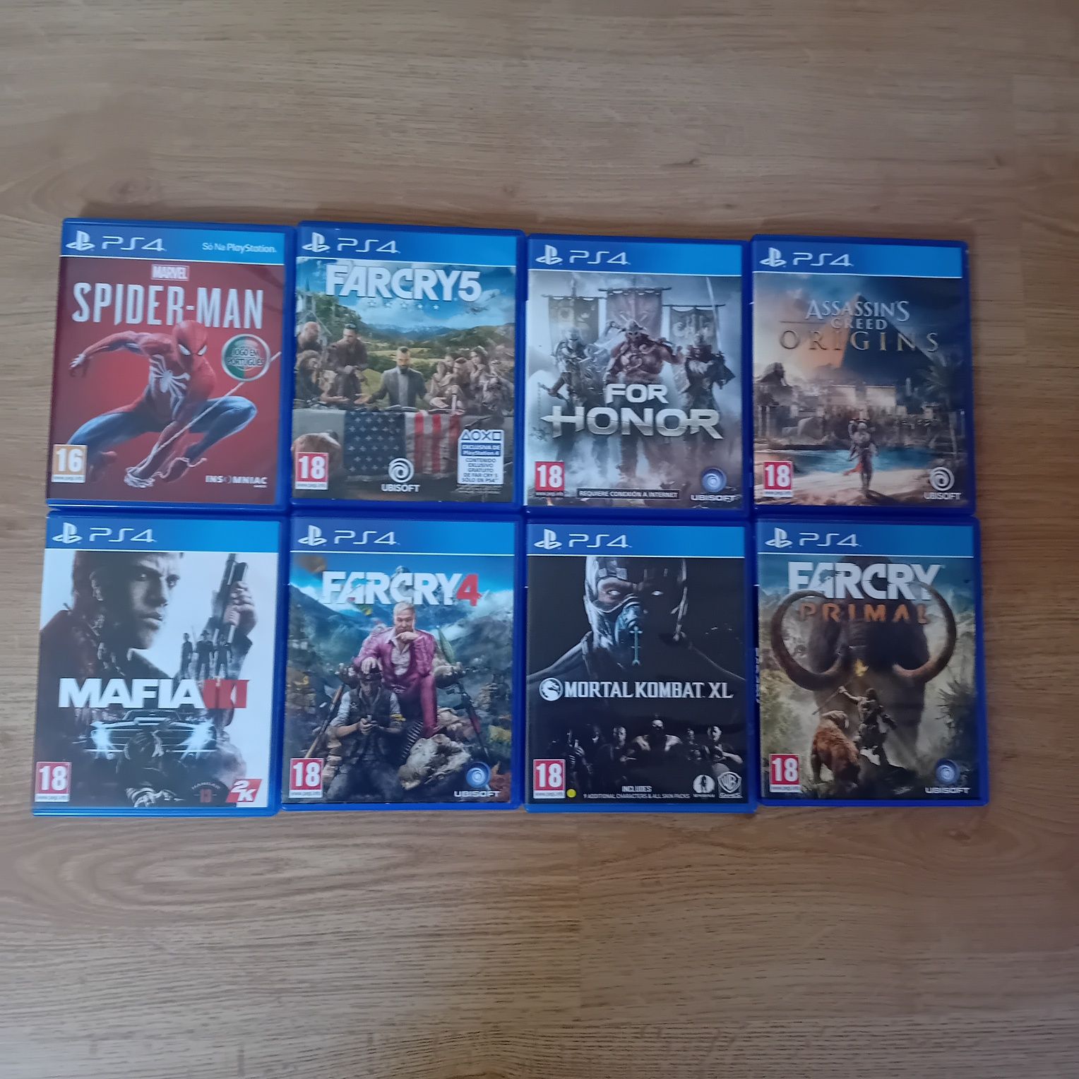 Conjunto jogos ps4