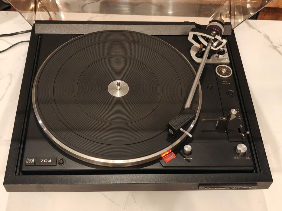 DUAL 704 ! Flagowy gramofon Direct Drive ! Shure V15 mkiii