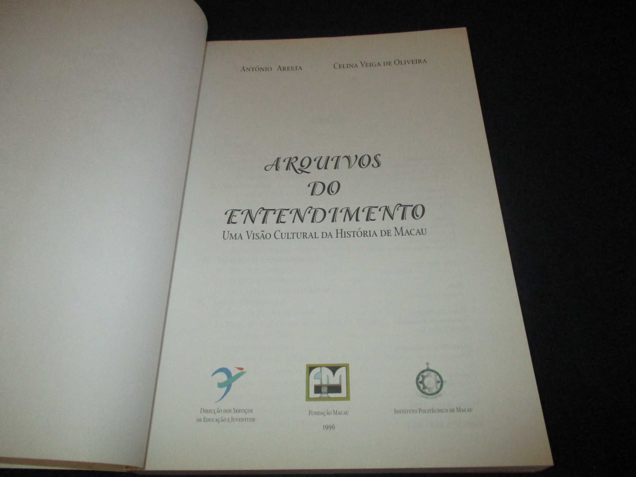 Livro Arquivos do Entendimento Visão Cultural da História de Macau