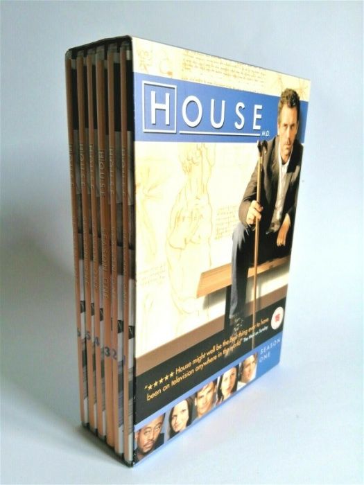 Dr.House Temporda 1 e 2 DVD - Ed.Inglesa