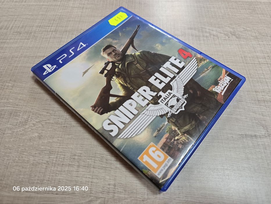 SNIPER ELITE 4 na konsolę PlayStation 4 i 5  PS4 PS5