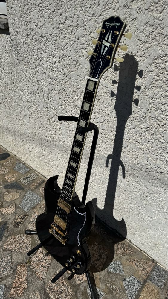 Epiphone SG Custom Ebony + Softcase Epiphone