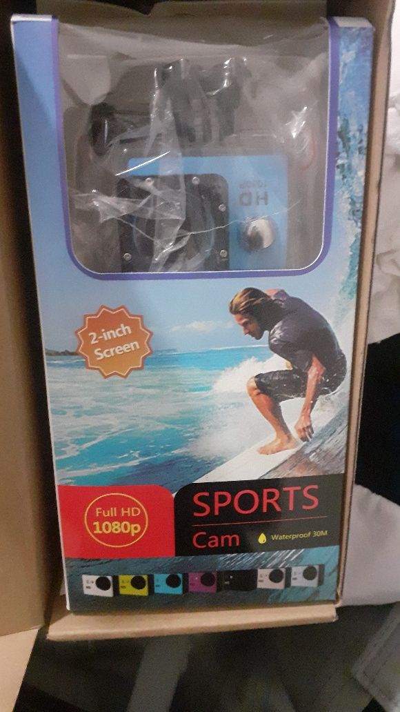Câmera sports novo na caixa ,nunca foi usado .