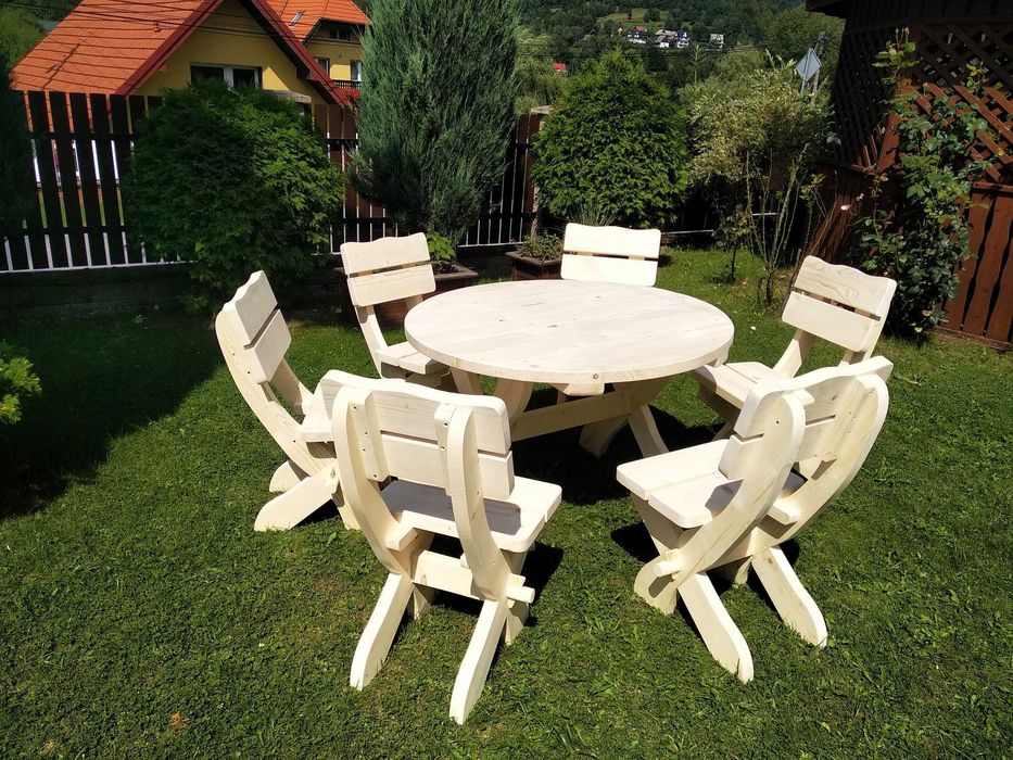 Meble ogrodowe wzór okrągły fi 120 PRODUCENT