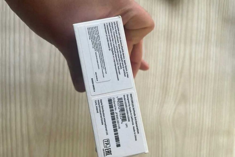 Беспроводные Топовые Наушники аірподс 3 первой генерации 1в1 к