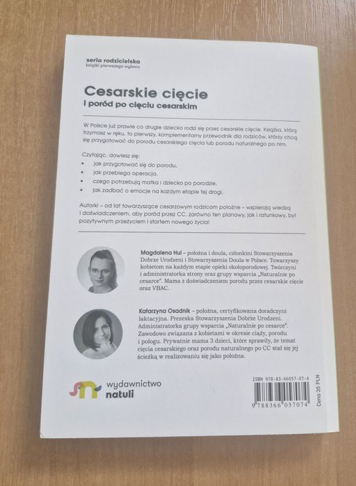 Natuli Cesarskie cięcie i poród po cięciu cesarskim natuli Hul