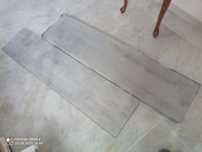 Panele winylowe, lvt, imitacja szarego piaskowca, betonu, niemieckie