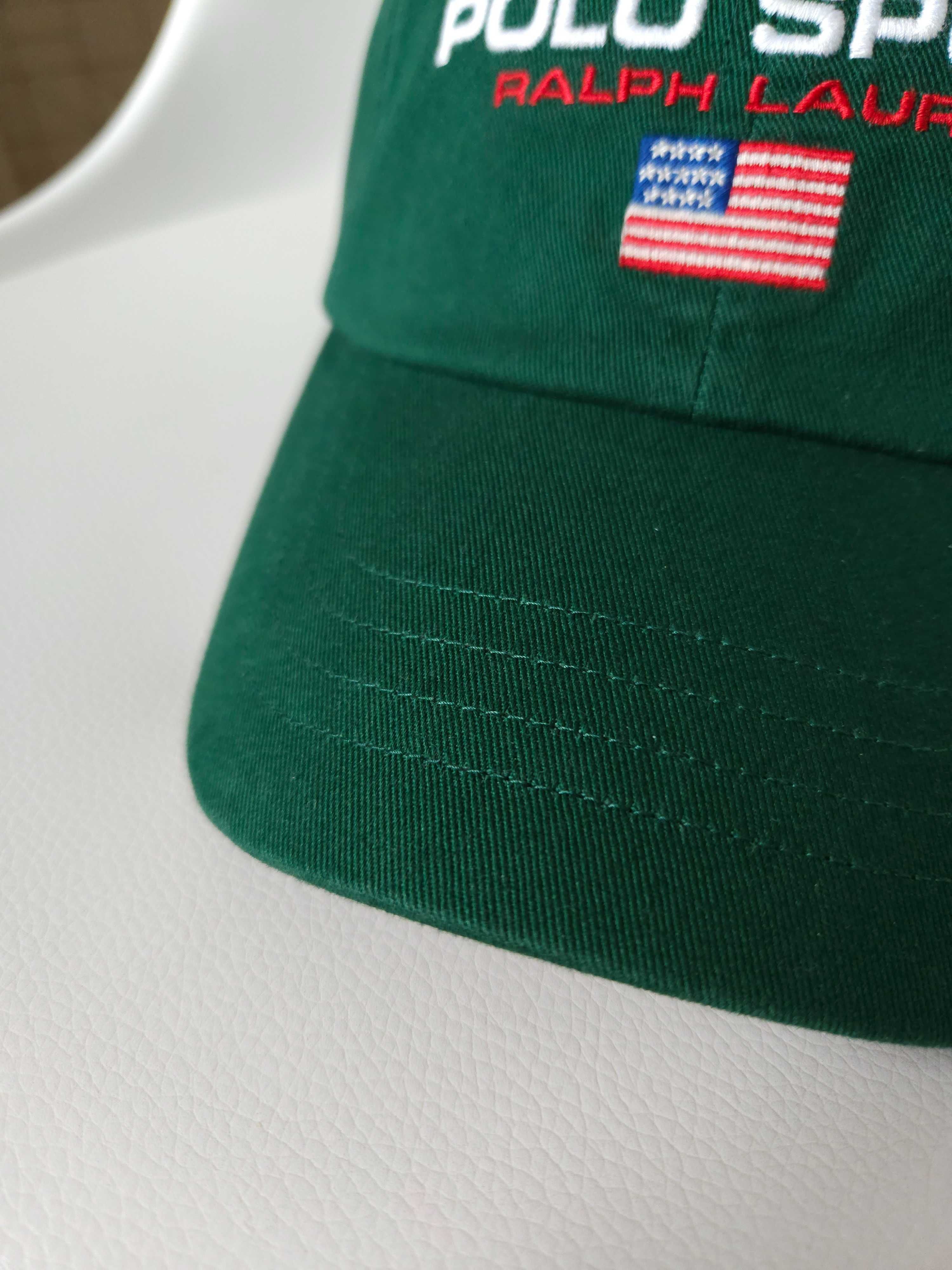 Нова чоловіча бейсболка polo ralph lauren оригінал, зелена кепка polo