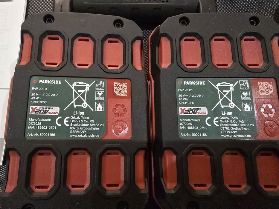 Bateria akumulator parkside 20V 2ah ładowarka