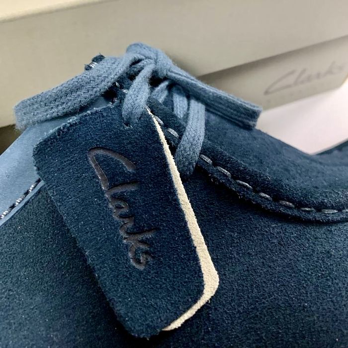 Замшеві туфлі Clarks Originals Wallabee Boot