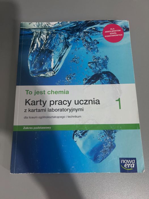 To jest chemia Karty Pracy ucznia 1