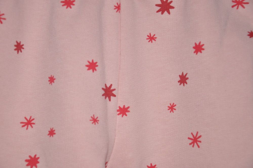 Marks &Spencer Różowe ciepłe spodenki w gwiazdki Roz. 86 cm