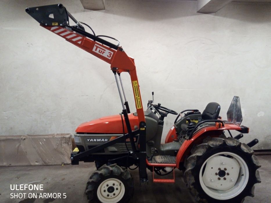 łyżka hydrauliczna otwierana ładowacz mini traktor kubota iseki yanmar