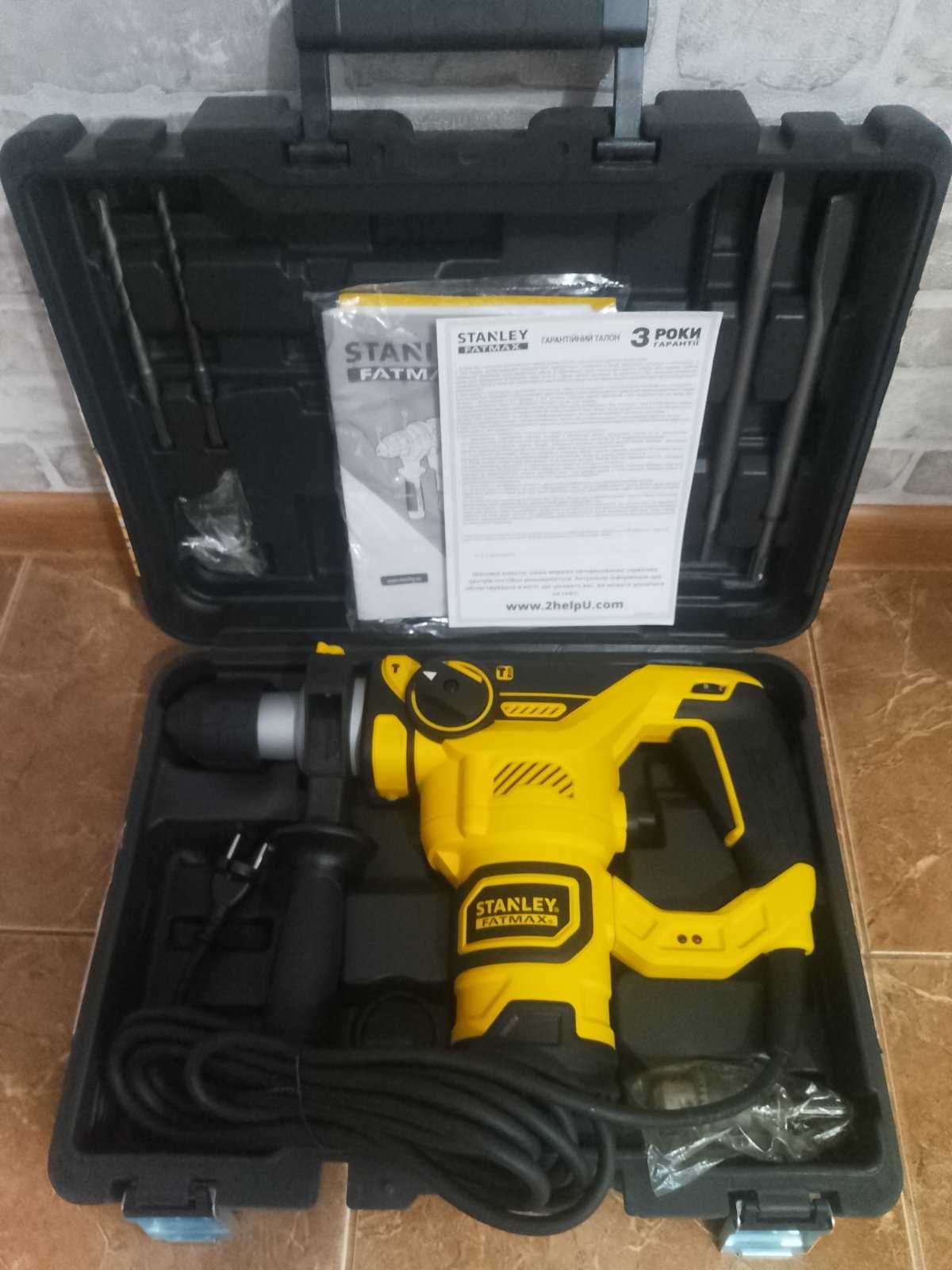 Перфоратор мережевий SDS-Plus STANLEY FATMAX FME1250K