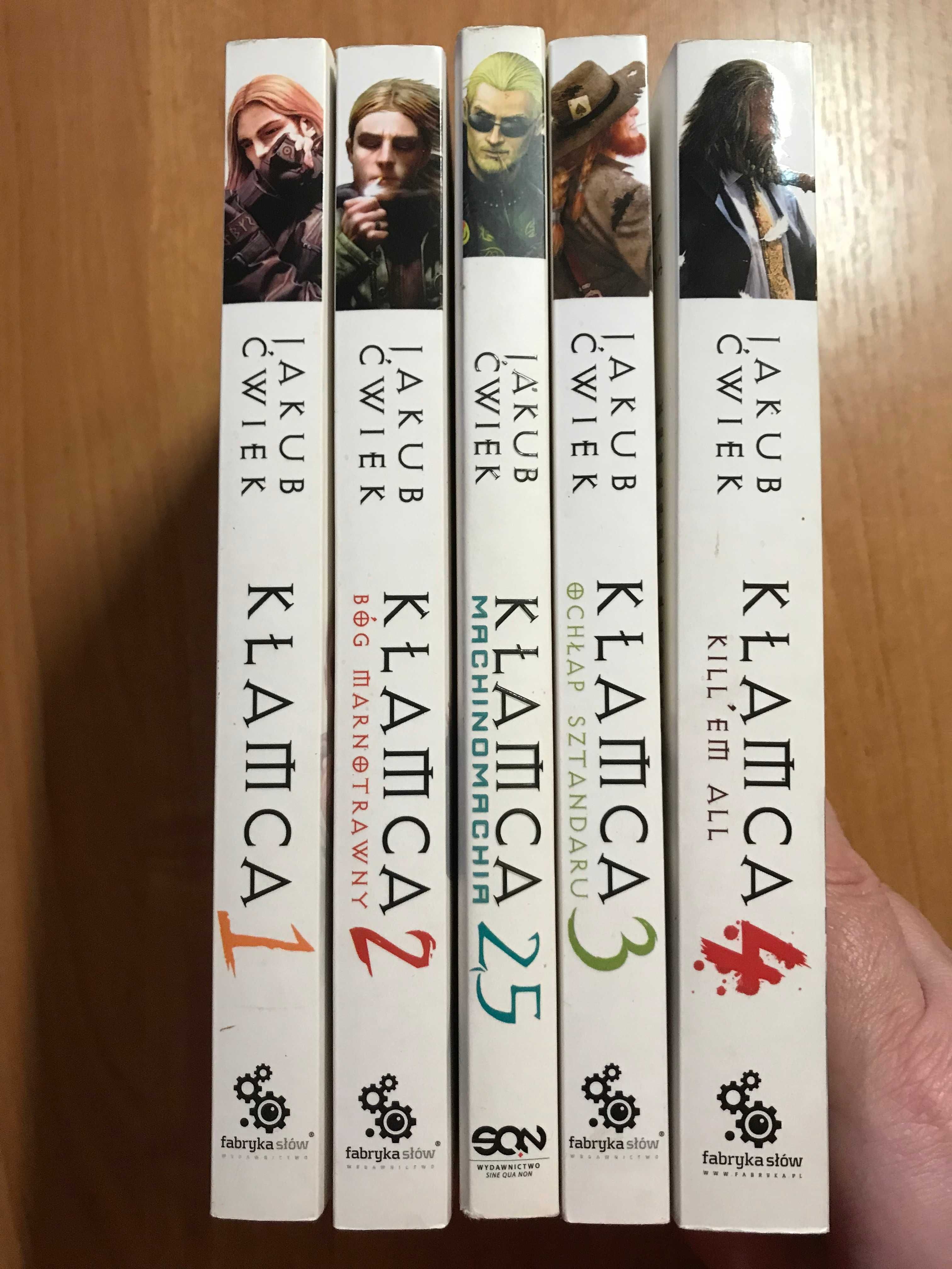 Jakub Ćwiek Seria Kłamca tomy x 5 I wydanie