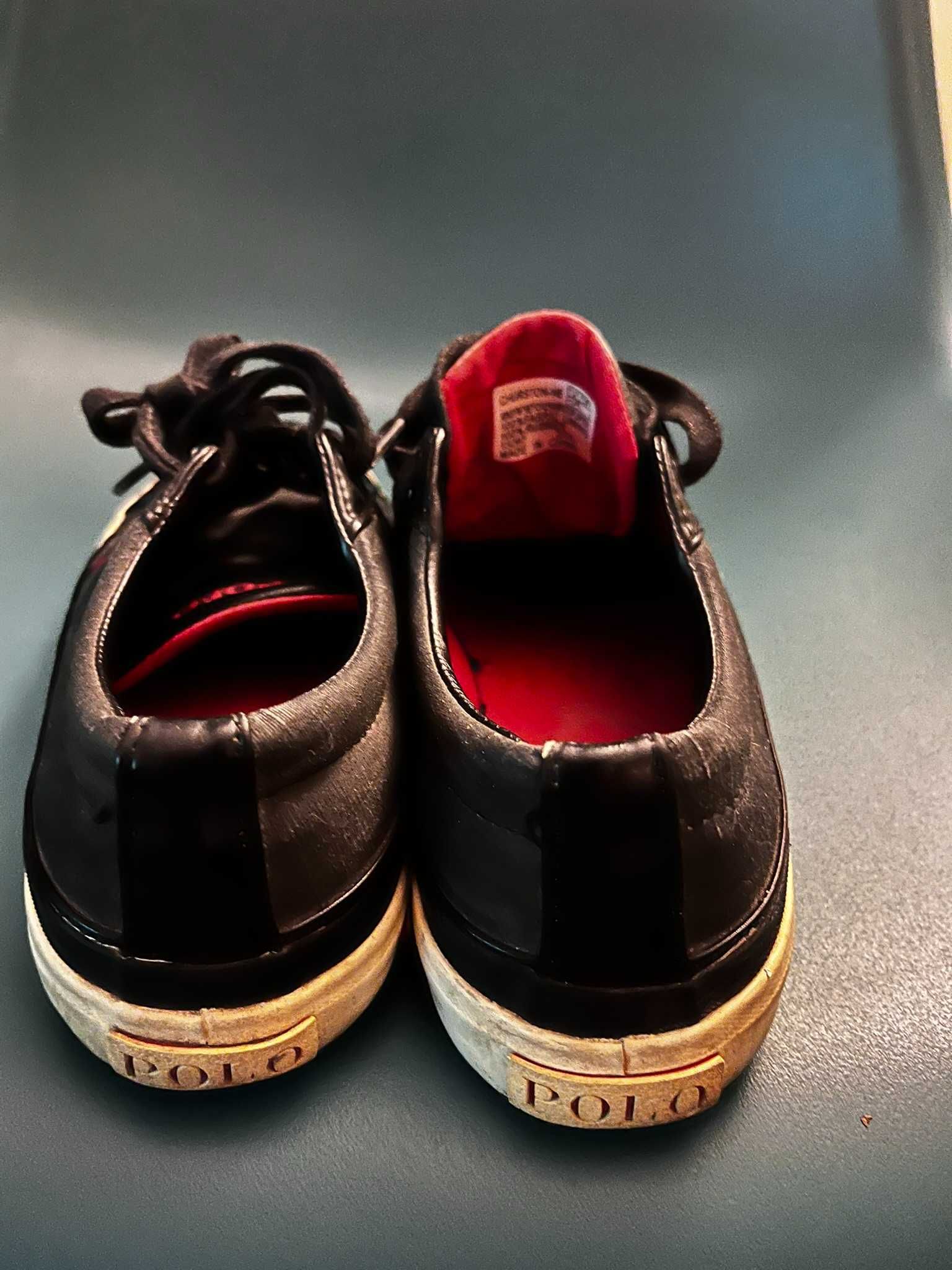 Sapato Sapatilha da Polo Ralph Lauren - Originais - Pretas