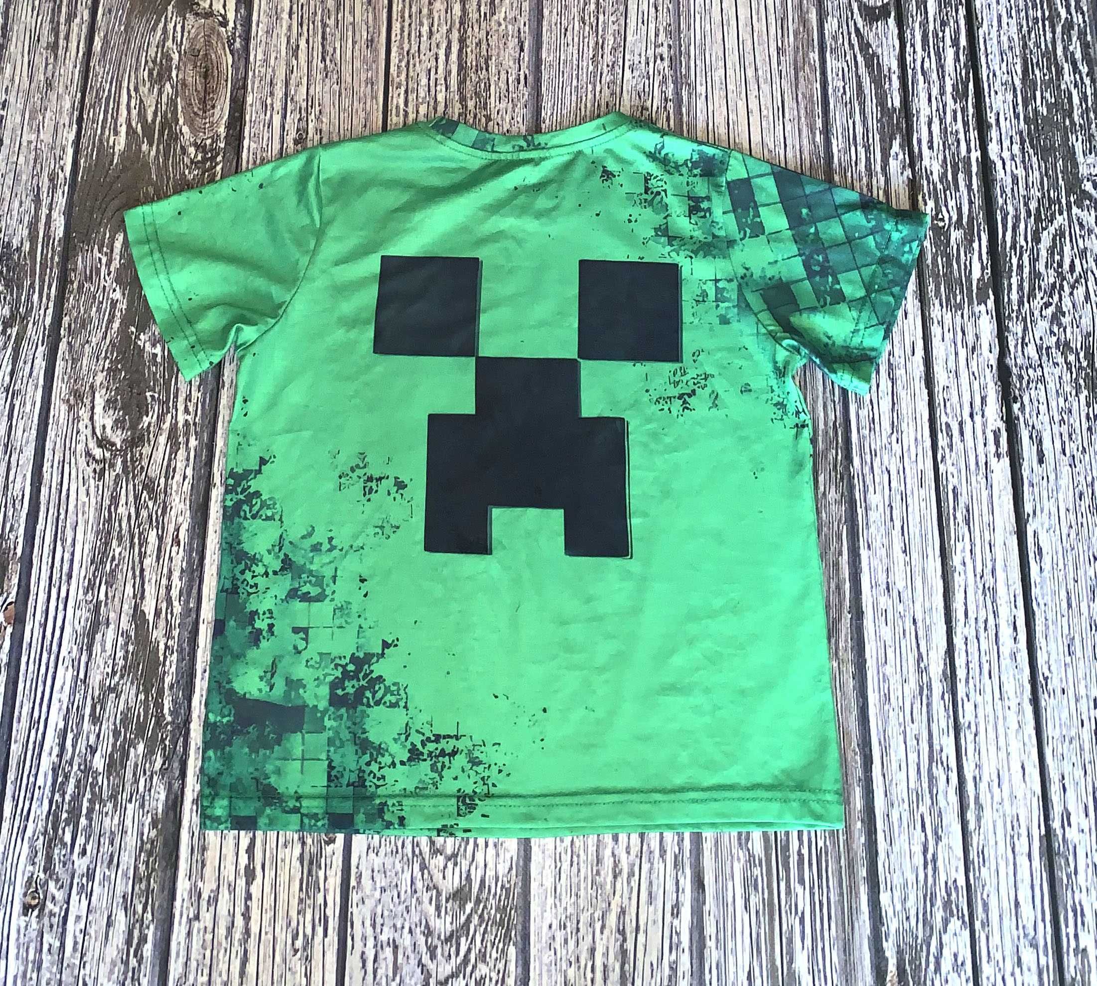 Футболка Minecraft для мальчика 7-8 лет, 122-128 см